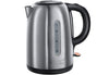 Russell Hobbs 1.7L Electric Kettle Fast Boil 3KW Brushed Stainless Steel & Black Cordless Design 20441