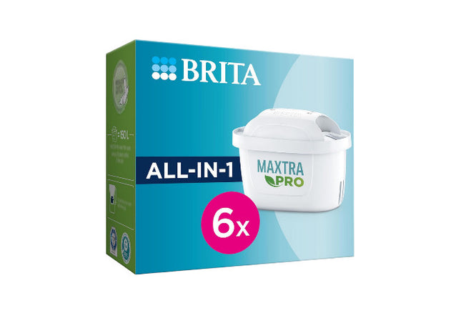 BRITA MAXTRA PRO All-in-1 Filters – 6 Pack Tap Water Purification