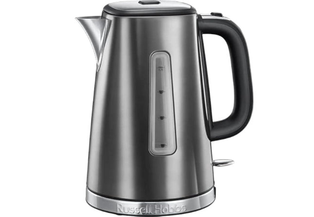 Russell Hobbs Luna Moonlight Grey Kettle 1.7L 3000W Fast Boil Perfect Pour 23211