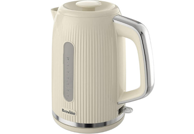 Breville Bold Vanilla Cream Electric Kettle 1.7L 3kW Fast Boil VKT223