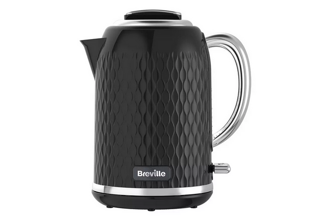 Breville Curve 1.7L Electric Kettle – Black & Chrome (VKT017) 3KW